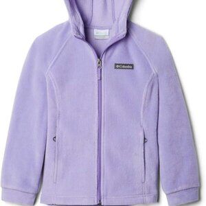 Columbia Girls Lavender Fleece Zip Hoodie Jacket